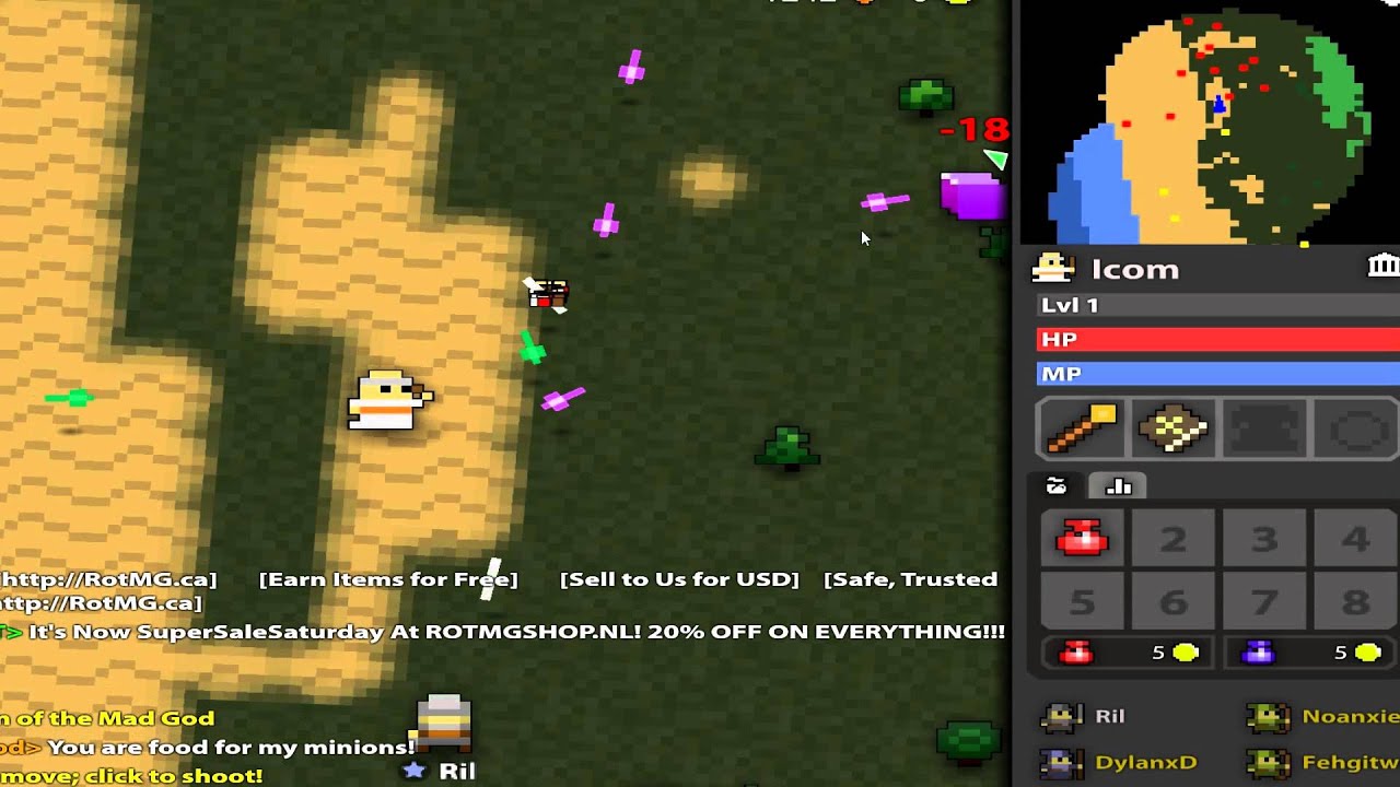 rotmg hacked client play